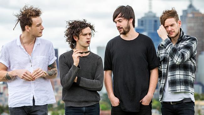 British band The 1975. Picture: Mark Stewart