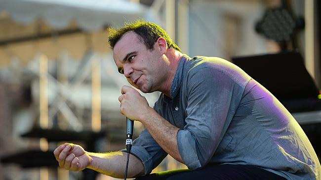 Samuel T Herring of Future Islands contemplates the suggestion he front a Dublin-based co
