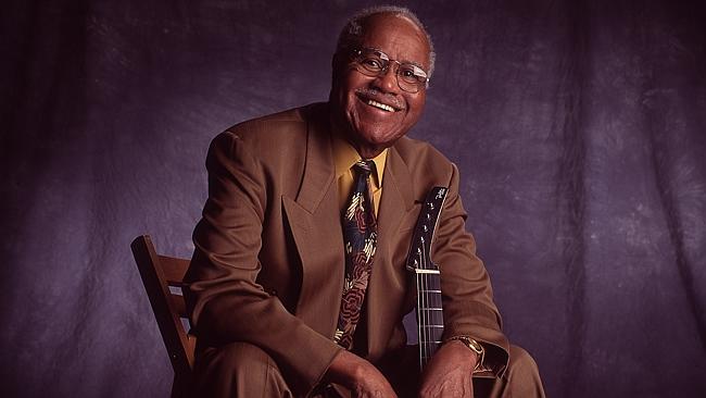 Pops Staples in the studio in Chicago in June 1994.