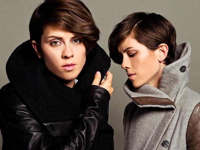Singers ... Canadian pop duo Tegan and Sara recorded the song with Lonely Island. Picture