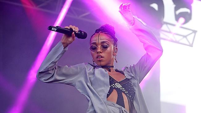 Armed to the teeth. FKA Twigs at 2015 St Jerome's Laneway Festival - Melbourne. Picture: 