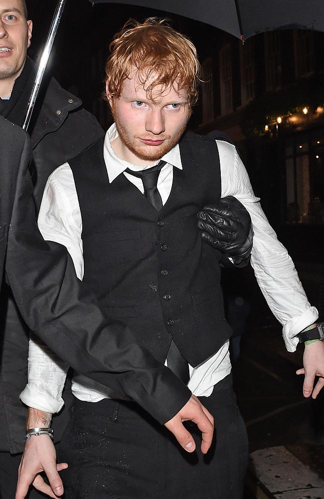 Ed Sheeran got legless in London, and we‘re loving every bit of it.