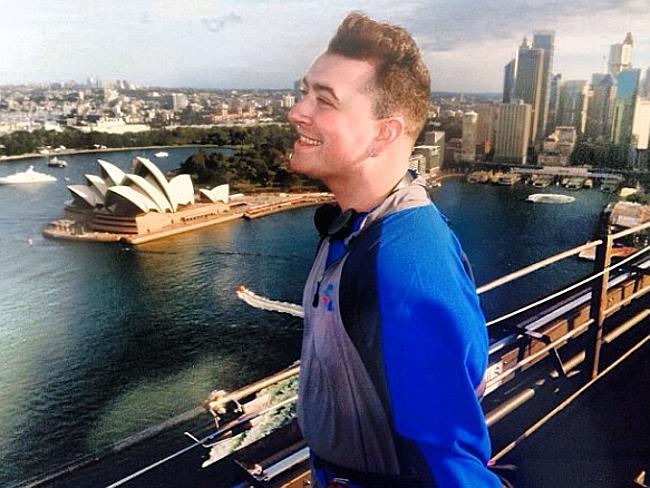 Sam Smith did a Sydney Harbour Bridge Climb over the Christmas break. Picture: Instagram