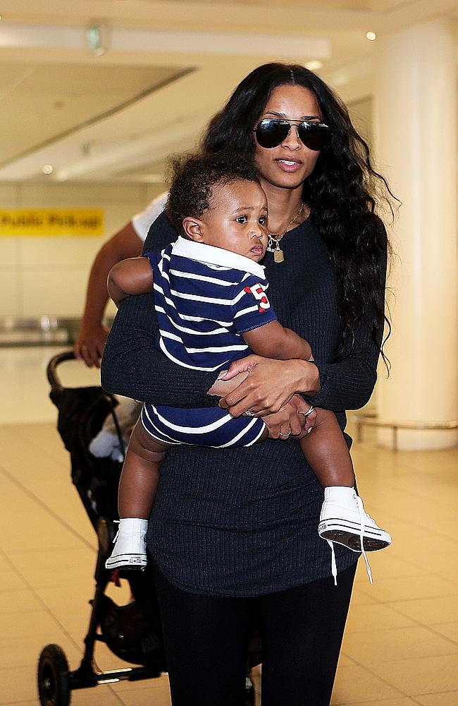 Family matters ... Ciara is hoping to release a song dedicated to her son Future from her