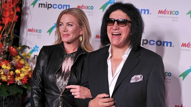 Off stage ... Gene Simmons and wife Shannon Tweed put their lives on show in the reality 