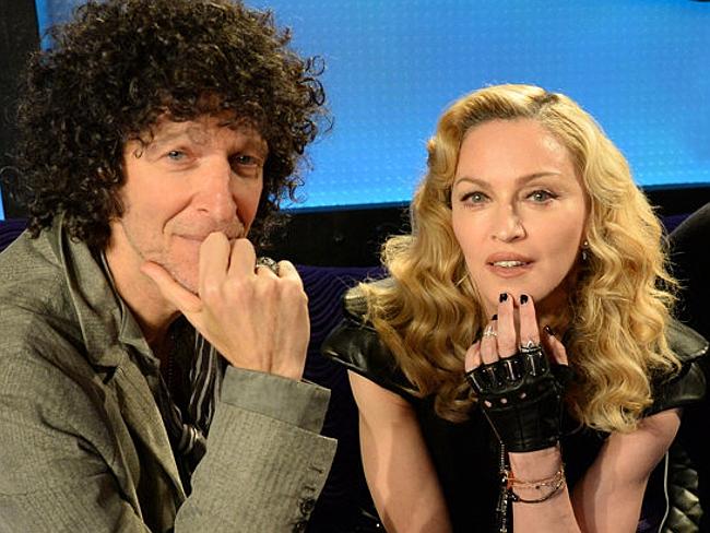 Madonna got candid with shock jock Howard Stern