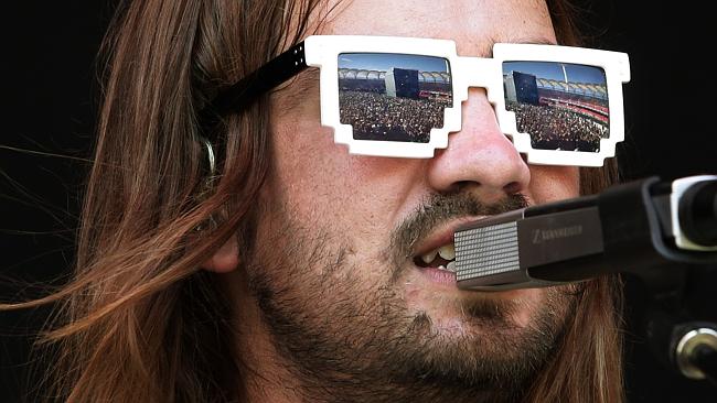 His future’s so bright. Tame Impala lead singer Kevin Parker at Big Day Out (RIP). Pic by