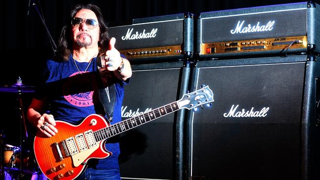Ace Frehley warms up for his Australian tour in Townsville.