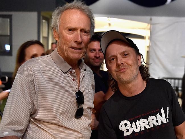 LA connection ... Clint Eastwood buddies up to Lars Ulrich of Metallica at the Empire Pol