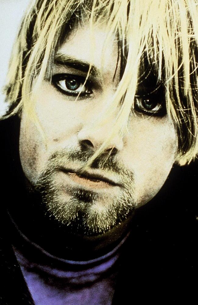 Icon ... Cobain was one of the biggest music stars in the world at the time he died. Pict