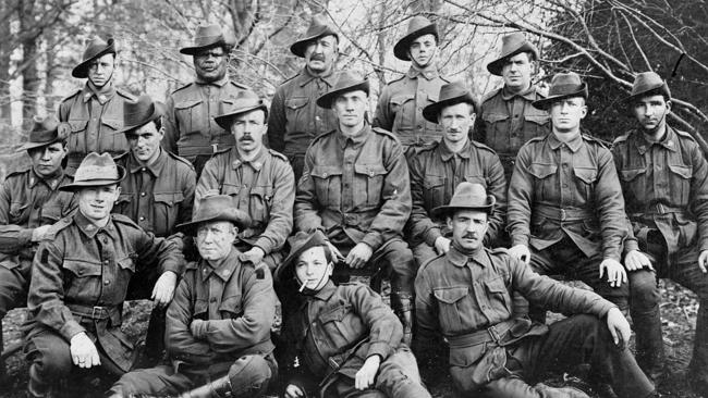 Brothers in arms ... members of the 66th Battalion. Picture: Australian War Memorial