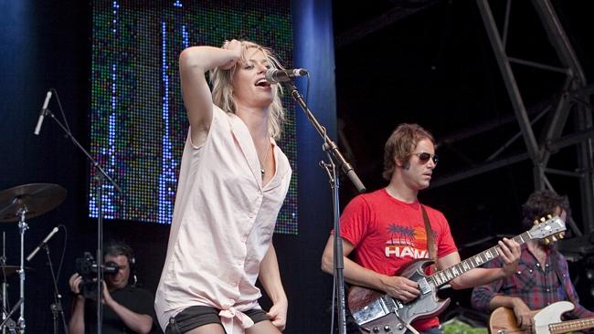 Big respect ... Wigmore’s talent secured Ryan Adams’ band The Cardinals to play on her de