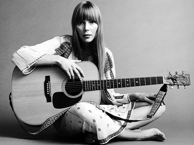 Canadian singer/songwriter Joni Mitchell. Picture: Jack Robinson