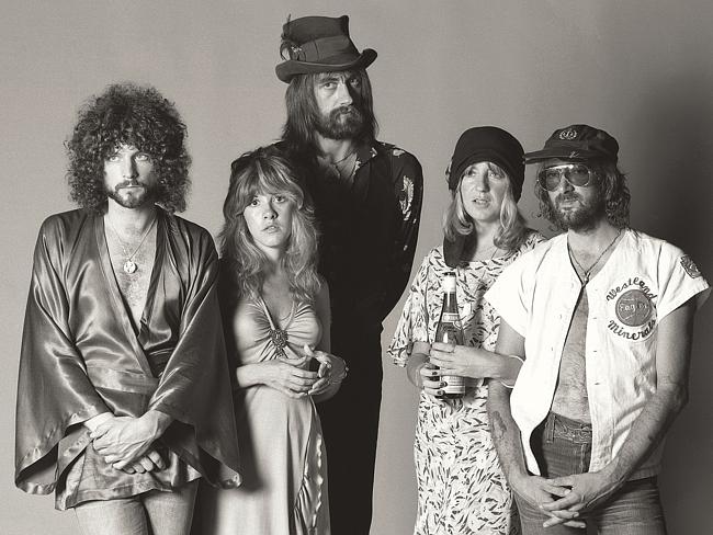 Satin dreams ... Mick Fleetwood could always rock a cool hat. Nice bottle Christine. Pict