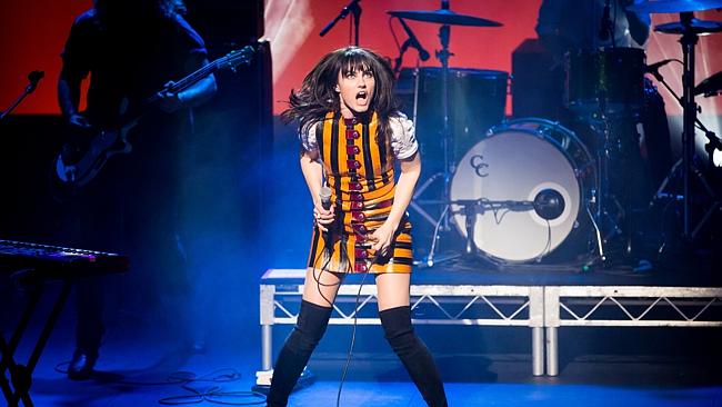 Fiery frontwoman ... The Preatures Izzi Manfredi rocked the Opera House. Pictures: Daniel