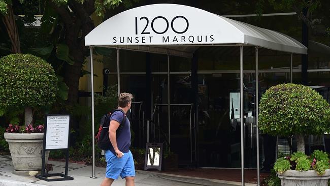 Sunset Marquis ... The hotel where Sheehan was found in cardiac arrest.