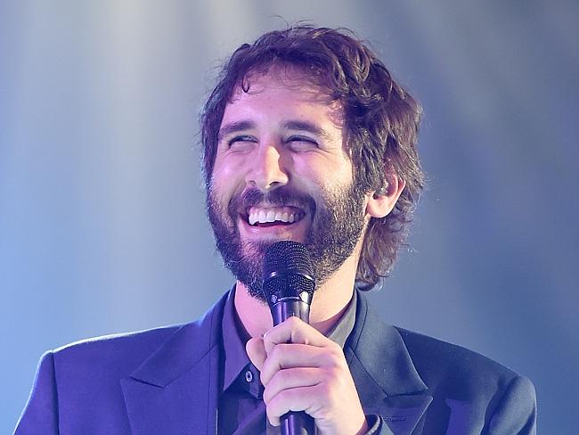 Happy place ... Josh Groban is loving life at the moment.