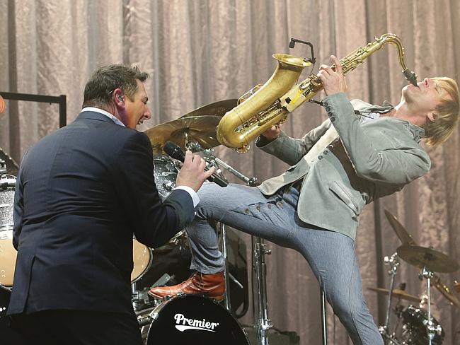 Giving it their all ... Spandau Ballet did not just through the motions at their Sydney c