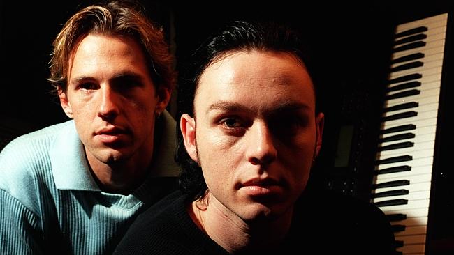 Dynamic duo ... Daniel Jones and Darren Hayes have unearthed a rare song from 1994. Pictu
