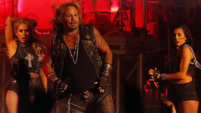 Vince Neil and friends out front of Motley Crue for their double bill with Alice Cooper a
