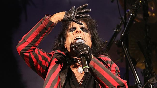 Alice Cooper once again proved himself master of the macabre. Pic: Marc Robertson