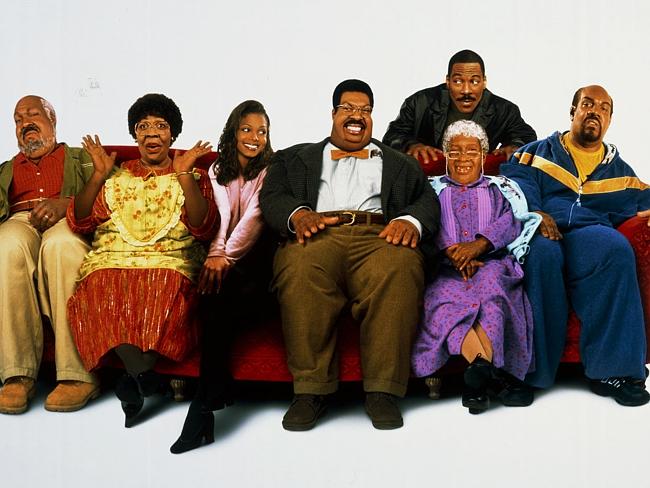 Actress ... Eddie Murphy with Janet Jackson from film The Nutty Professor II: The Klumps.