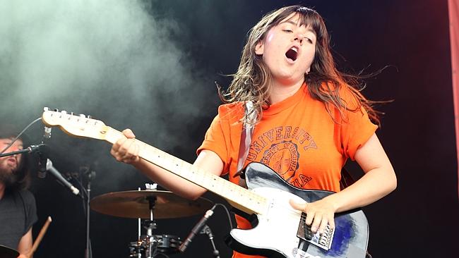 Courtney Barnett not yawning, raving.