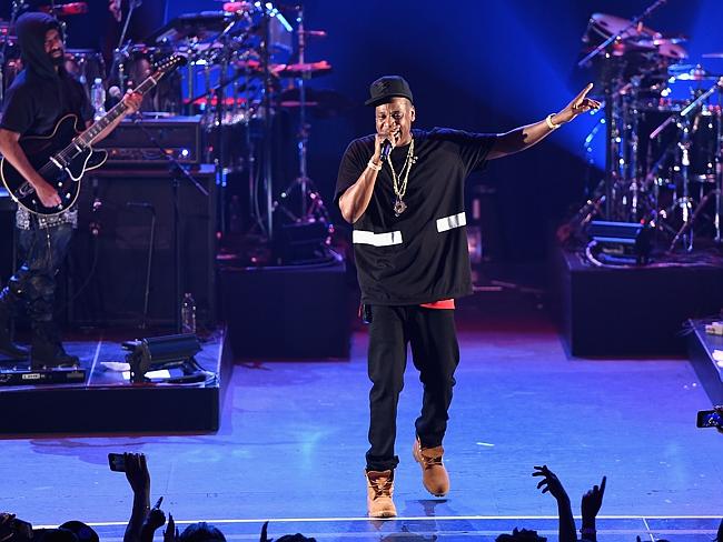 Intimate ... music mogul Jay Z put on a blistering B-sides show with a band for 3000 fans