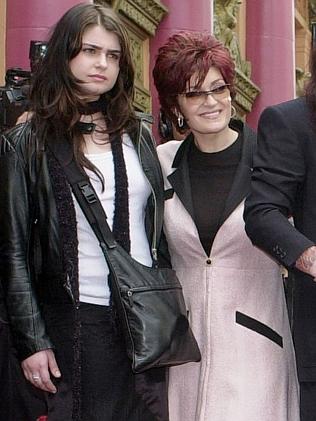 Sharon Osbourne with daughter Aimee in 2002.