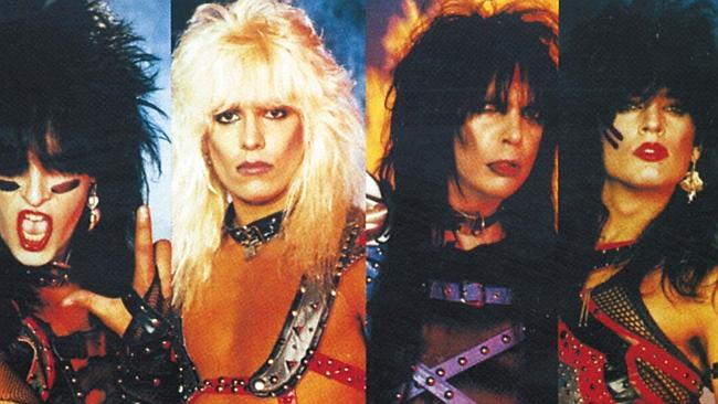 Pretty fly: ... Spoiler — Motley Crue don’t look like this anymore. And wear (slightly) l