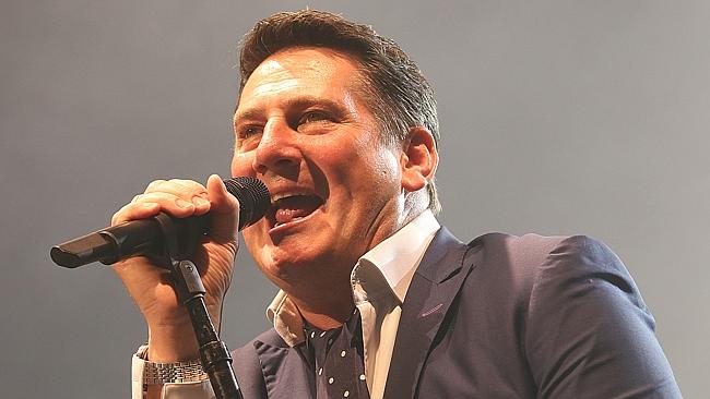 Tony Hadley out front of Spandau Ballet at the Brisbane Entertainment Centre. Pic: Marc R