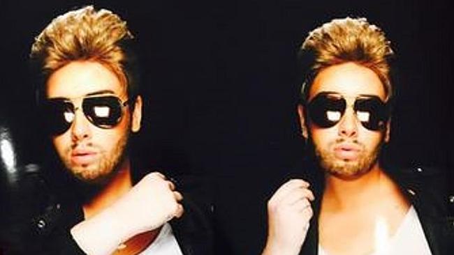 Gotta have faith ... Adele unrecognisable as George Micheal. Picture: Twitter