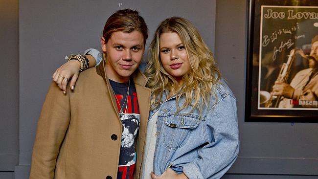 Sibling revelry ... Conrad Sewell and sister Grace have both had No. 1 singles this year.