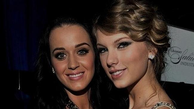Friends no more ... Katy Perry and Taylor Swift used to be friends. Picture: Getty