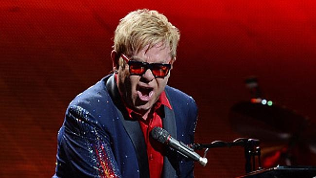 Elton John, pictured here in Miami in March this year, apologised for hurling abuse at a 