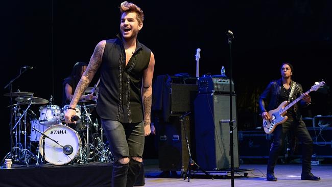 Quiff time ... Adam Lambert bypassed `80s covers to make an Original High. Picture: Scott