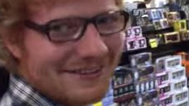 Good guy ... Ed Sheeran surprises a teenage girl in a Canadian mall. Picture: YouTube