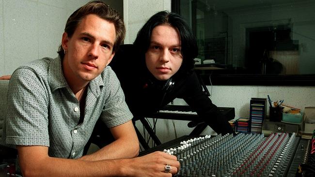 Early days ... Savage Garden makin’ some hits in a Brisbane studio, pre world domination 