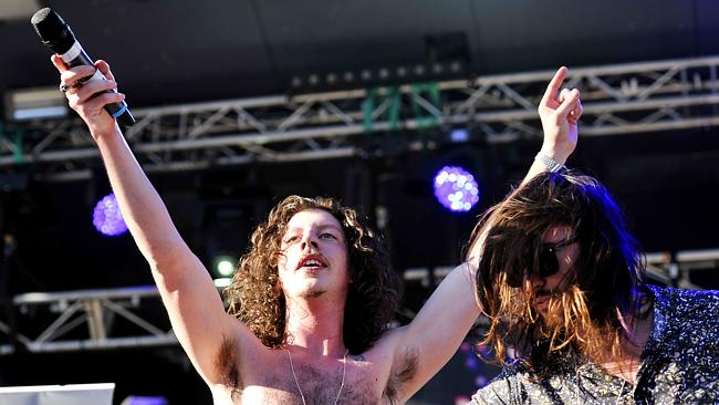 Party starters ... The Duk have become one of the biggest festival acts in Australia. Pic