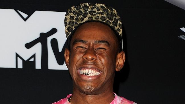 Is he banned? ... Tyler, The Creator claims he’s been barred from entering Australia. Pic