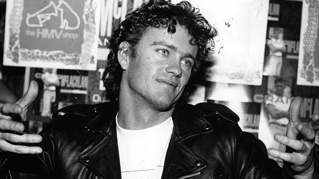 Craig McLachlan during a record signing in Sydney in 1990