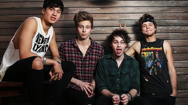 Rock revolution ... 5SOS want to restore rock to the pop charts. Picture: Supplied.