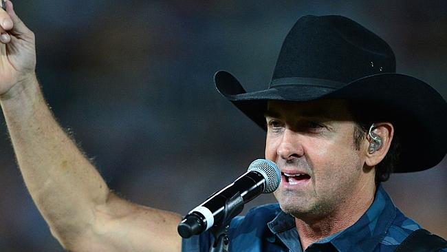 Think first ... Lee Kernaghan has clarified what his song stands for. Picture: Evan Morga