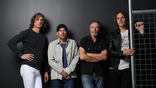 Former Powderfinger guitarist Ian Haug newest member of The Church with band members Pete