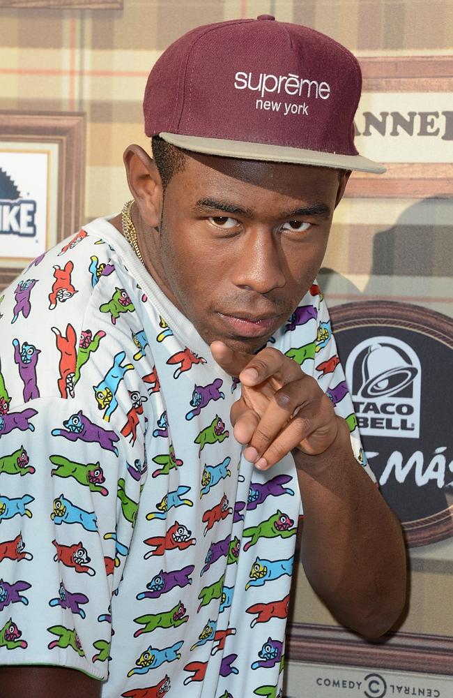 Controversial ... rapper Tyler, The Creator is scheduled to tour Down Under in September.