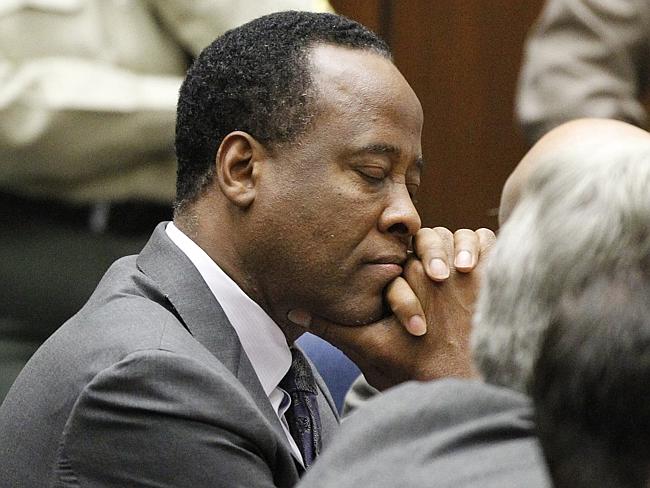 Implicated ... Michael Jackson’s personal doctor Conrad Murray after he was sentenced to 