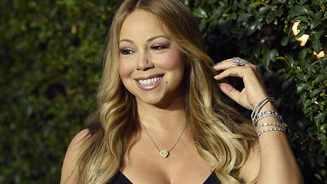 New work ... Mariah Carey is in the studio with Justin Bieber. Picture: AP