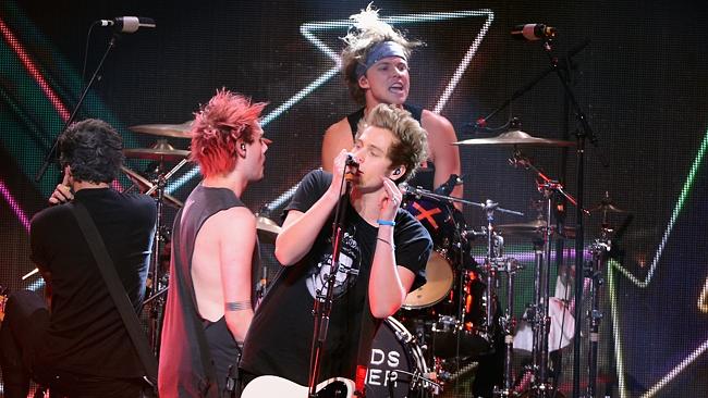Hot or not? ... 5 Seconds of Summer have taken a tumble down the Australian charts. Pictu