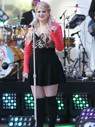 Meghan Trainor performs on NBC's Today show in New York City. Picture: Taylor Hill / Film