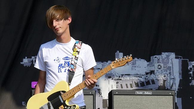Guitar hero ... Russell Lissack is trying new tricks for the fifth Bloc Party album.